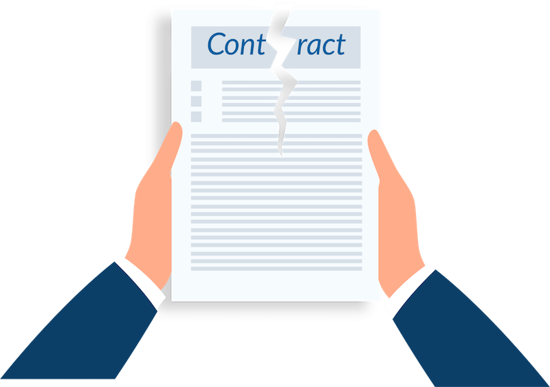 broken construction contract