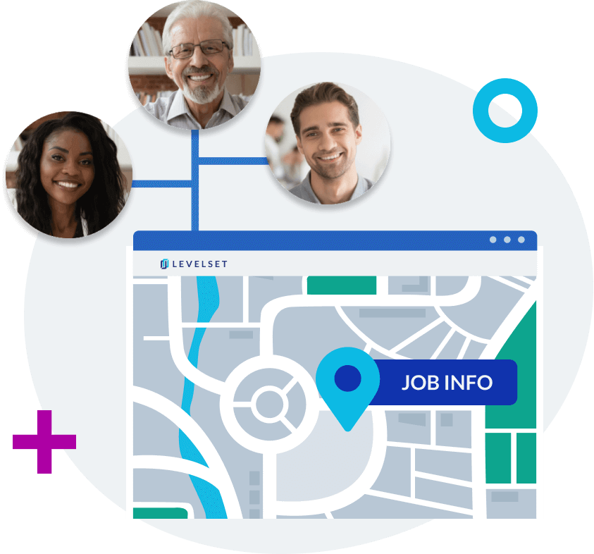 Illustration showing Levelet's Job Tree product