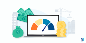 Performance risk: illustration of risk meter and cash